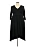 Torrid Solid Black Casual Dress Size 3X Plus (3) - photo 1