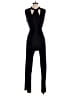Unbranded 100% Polyester Solid Black Jumpsuit Size 00 - photo 1