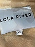 Lola River 100% Cotton Solid Tan Long Sleeve Button-Down Shirt Size XL - photo 7