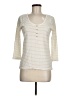Chaps Ivory 3/4 Sleeve Top Size M - photo 1