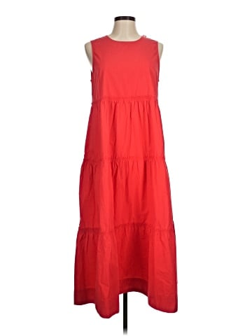 Madewell Cattail Tiered Dress (view 1)