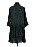 Assorted Brands 100% Polyester Polka Dots Green Casual Dress Size S - photo 2