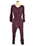 Old Navy 100% Rayon Paisley Burgundy Jumpsuit Size S - photo 1