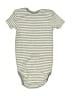 Lupilu Stripes Gray Short Sleeve Onesie Size 3-6 mo - photo 2