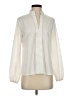 Shein Ivory Long Sleeve Blouse Size 4 - photo 1