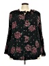 Torrid 100% Rayon Floral Black 3/4 Sleeve Blouse Size 4X Plus (4) - photo 1