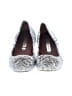 BCBGMAXAZRIA 100% Leather Paisley Silver Gray Flats Size 7 1/2 - photo 2