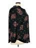 Torrid 100% Rayon Floral Black 3/4 Sleeve Blouse Size 4X Plus (4) - photo 4