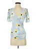 Ann Taylor Yellow Short Sleeve Top Size XS - photo 1