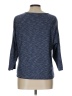 Weekends by Chico's 100% Cotton Blue Pullover Sweater Size Lg (2) - photo 2