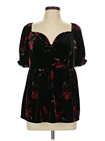Torrid Short Sleeve Blouse (view 1)