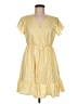 Unbranded 100% Polyester Yellow Casual Dress Size M - photo 1