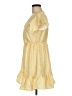Unbranded 100% Polyester Yellow Casual Dress Size M - photo 5