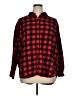 Gap 100% Cotton Plaid Red Long Sleeve Button-Down Shirt Size XL - photo 1