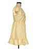 Unbranded 100% Polyester Yellow Casual Dress Size M - photo 4