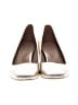 Naturalizer 100% Leather Metallic Silver Gold Heels Size 7 1/2 - photo 2