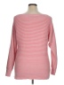 Gap Outlet 100% Cotton Stripes Pink Pullover Sweater Size XL - photo 2