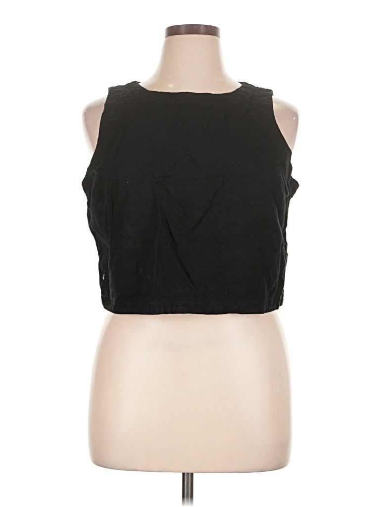 Pre-owned Old Navy Sleeveless Blouse In Black