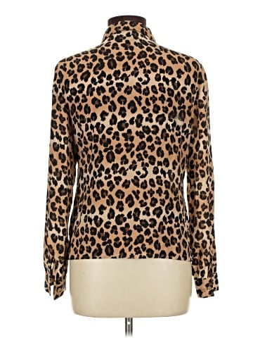 Lord & Taylor Long Sleeve Silk Top (view 2)