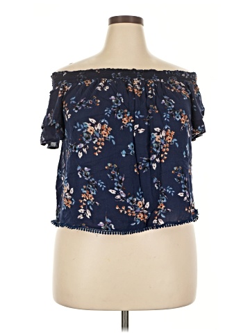Rewind Short Sleeve Blouse (view 1)