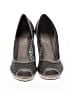 Adrianna Papell Metallic Gray Heels Size 10 - photo 2