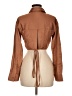 RIVIR Brown Long Sleeve Blouse Size M - photo 2
