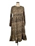 Assorted Brands 100% Polyester Animal Print Brown Casual Dress Size 18 - photo 1