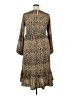 Assorted Brands 100% Polyester Animal Print Brown Casual Dress Size 18 - photo 2
