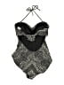 Robin Piccone Chevron-herringbone Black One Piece Swimsuit Size 10 - photo 2