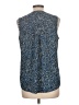 Apt. 9 100% Polyester Blue Sleeveless Blouse Size L - photo 2
