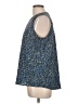 Apt. 9 100% Polyester Blue Sleeveless Blouse Size L - photo 5