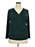 Talbots Green Long Sleeve Blouse Size 2X Petite - photo 1