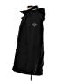 Hollister 100% Polyester Solid Black Coat Size S - photo 5
