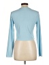 Shein Blue Long Sleeve Henley Size L - photo 2
