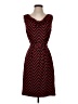 Spiegel 100% Polyester Chevron-herringbone Red Casual Dress Size 0 - photo 1