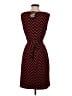 Spiegel 100% Polyester Chevron-herringbone Red Casual Dress Size 0 - photo 2