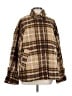 Banana Republic Plaid Brown Coat Size M - photo 1