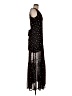 Express 100% Polyester Stars Black Cocktail Dress Size M - photo 4