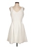 Teeze Me Solid Ivory Cocktail Dress Size 13 - 14 - photo 1