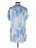 Assorted Brands Tie-dye Blue Short Sleeve Blouse Size M - photo 2