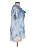 Assorted Brands Tie-dye Blue Short Sleeve Blouse Size M - photo 4