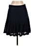 J.Crew 100% Polyester Solid Black Casual Skirt Size 2 - photo 1