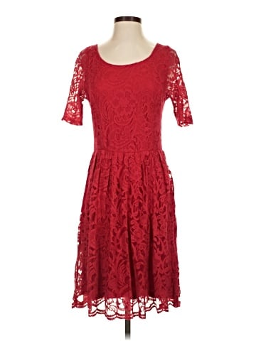 Bordeaux Cocktail Dress (view 1)