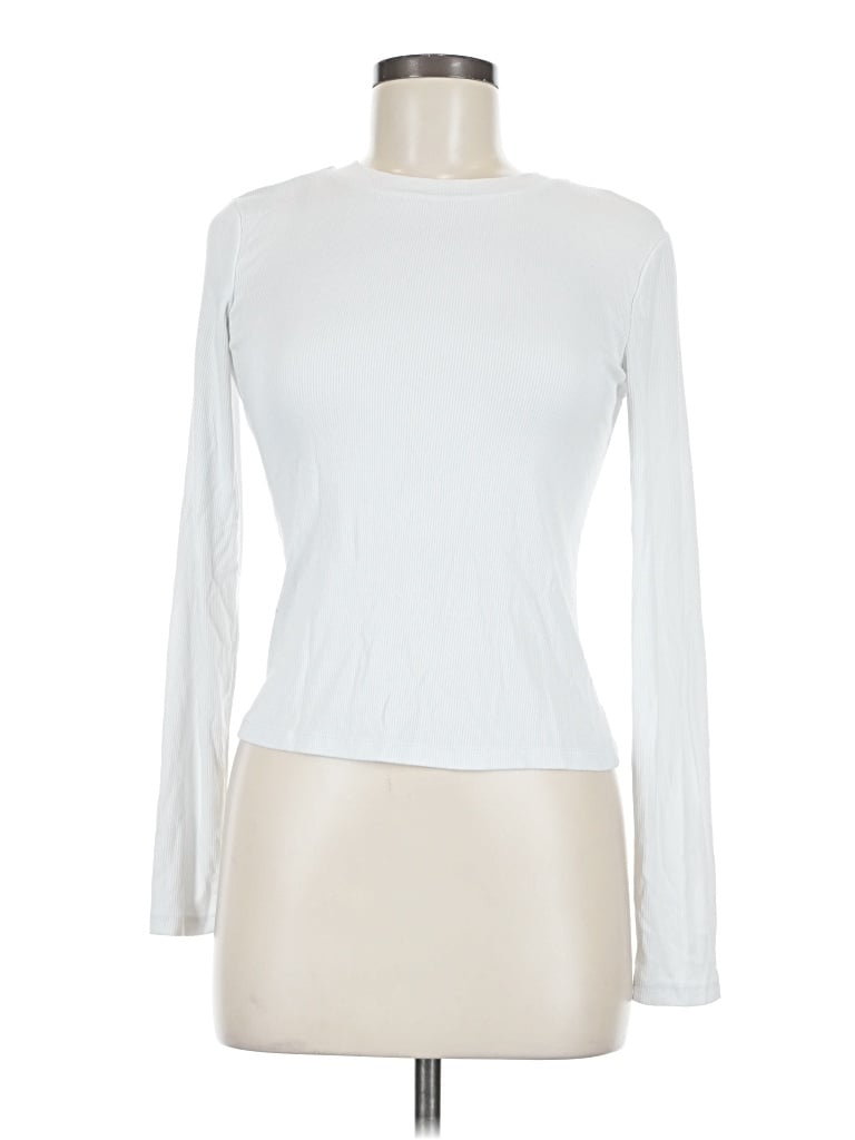 Pre-owned Assorted Brands Long Sleeve T-shirt In White
