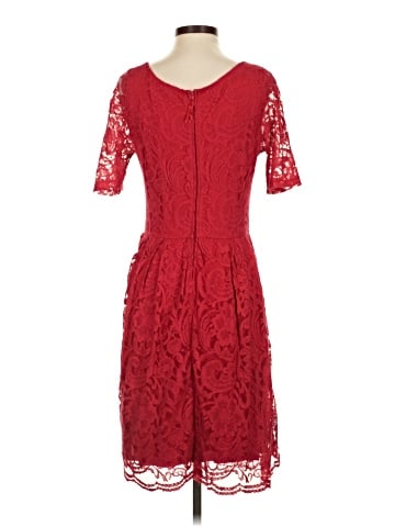 Bordeaux Cocktail Dress (view 2)