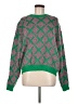 Shein 100% Viscose Paisley Green Pullover Sweater Size 6 - photo 1
