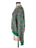 Shein 100% Viscose Paisley Green Pullover Sweater Size 6 - photo 5