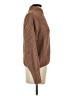 Double Zero 100% Polyester Brown Turtleneck Sweater Size S - photo 4
