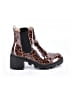 Assorted Brands Animal Print Brown Ankle Boots Size 7 - photo 1