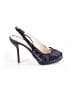Jil Sander Stars Blue Heels Size EU 38 - photo 1